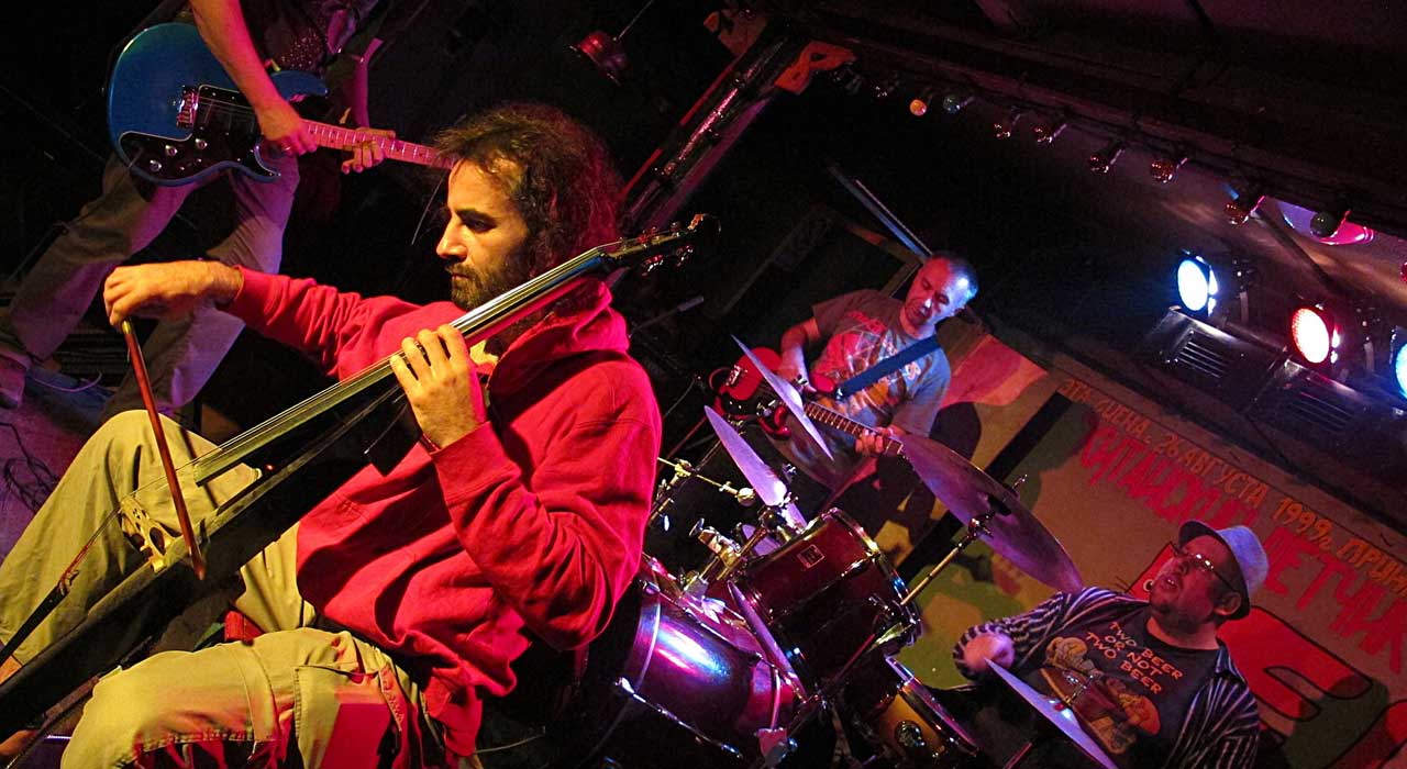 Image showing a musical band performing